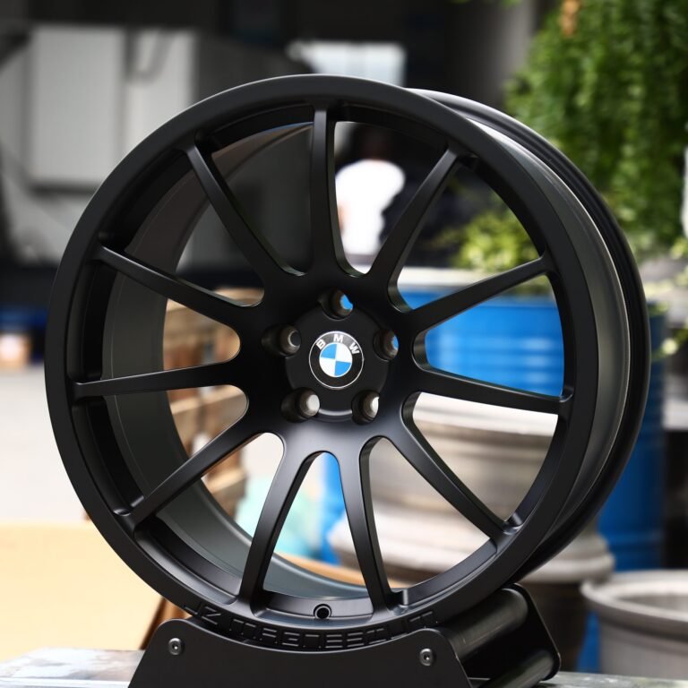 BMW 5 Series wheels – Bright Silver 11-Spoke, front view