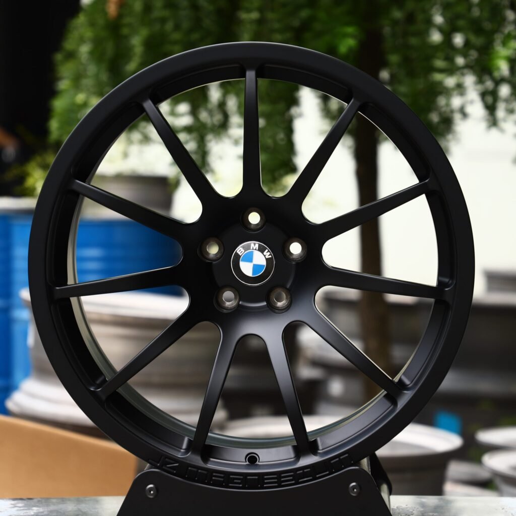 BMW Style Bright Silver 11-Spoke Forged Wheels - BMW 5 Series / BMW 3 Series Fitment (5-Lug) view 2