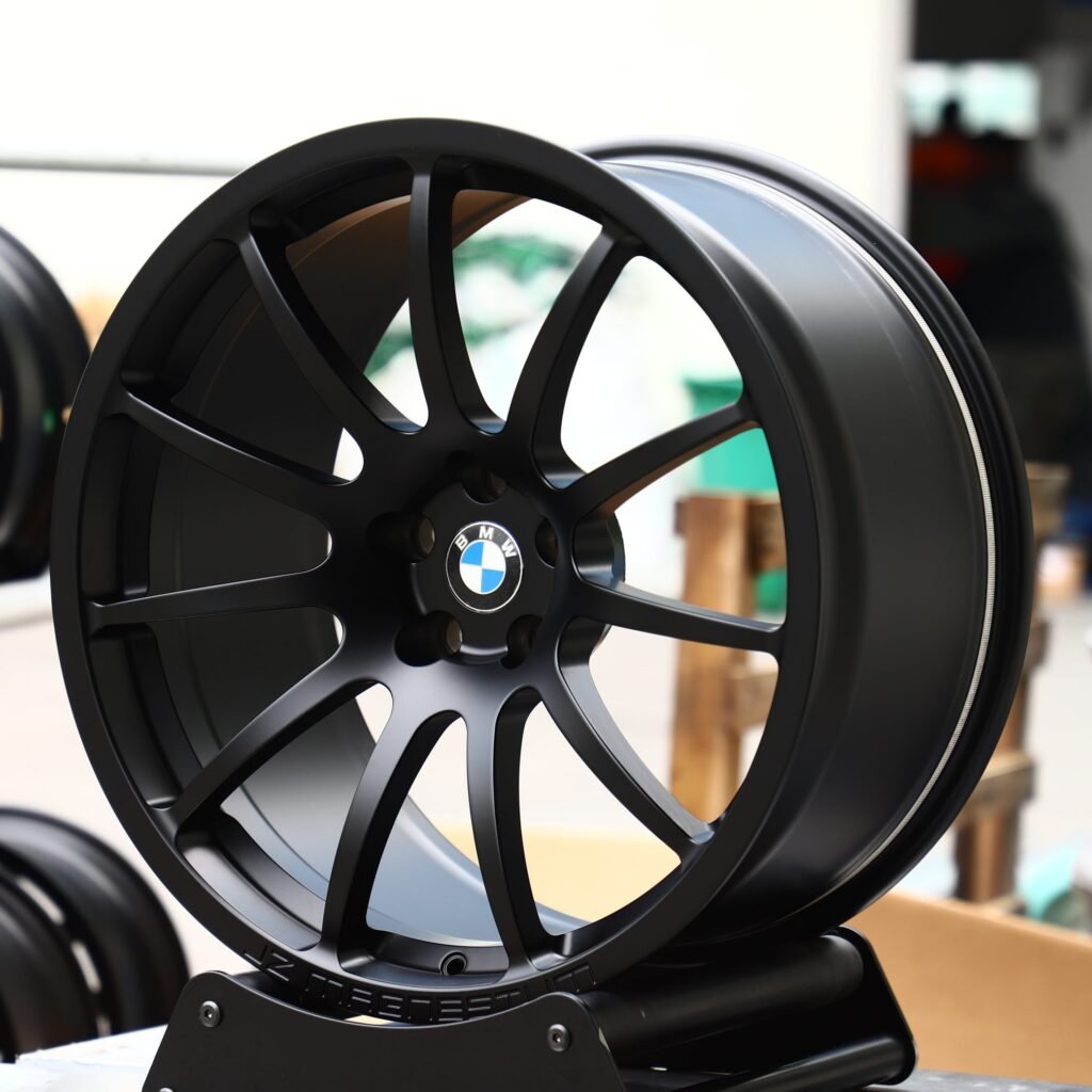 BMW Style Bright Silver 11-Spoke Forged Wheels - BMW 5 Series / BMW 3 Series Fitment (5-Lug) view 3