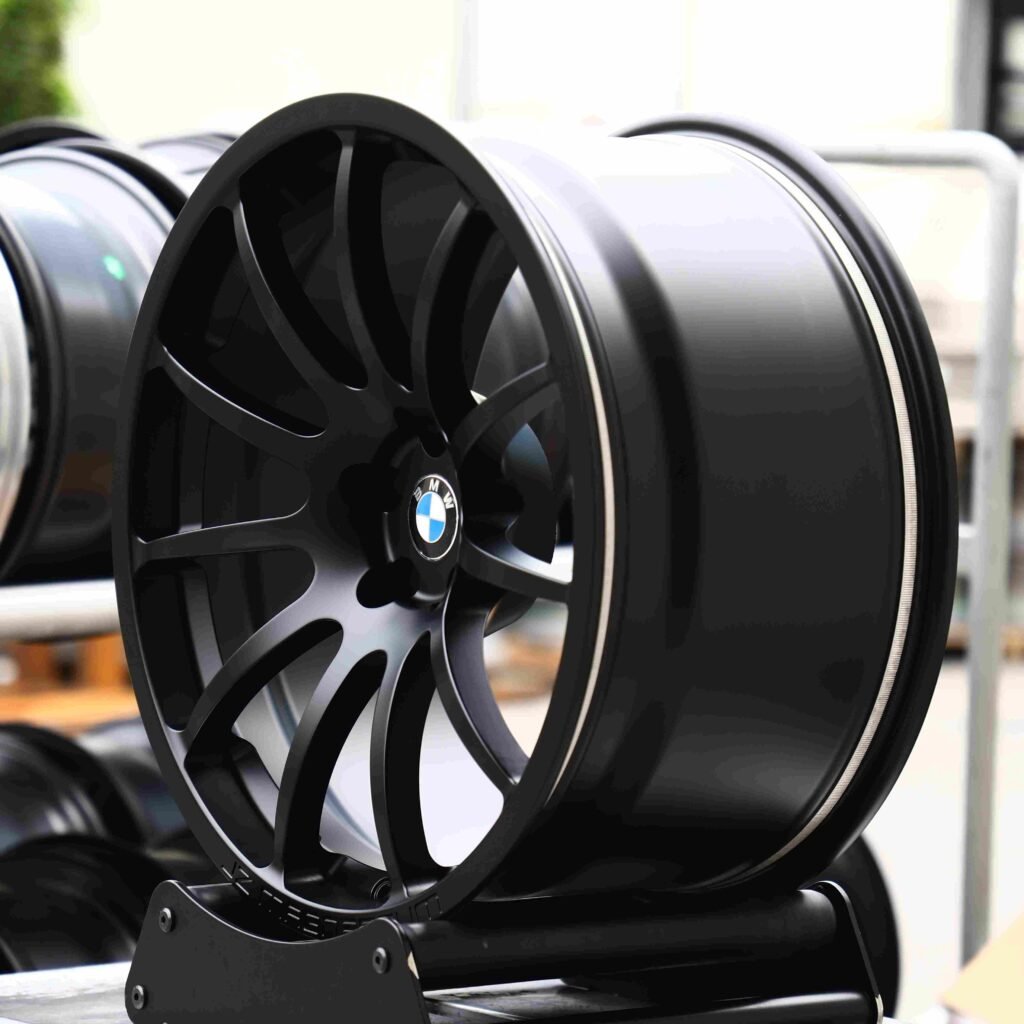 BMW Style Bright Silver 11-Spoke Forged Wheels - BMW 5 Series / BMW 3 Series Fitment (5-Lug) view 4