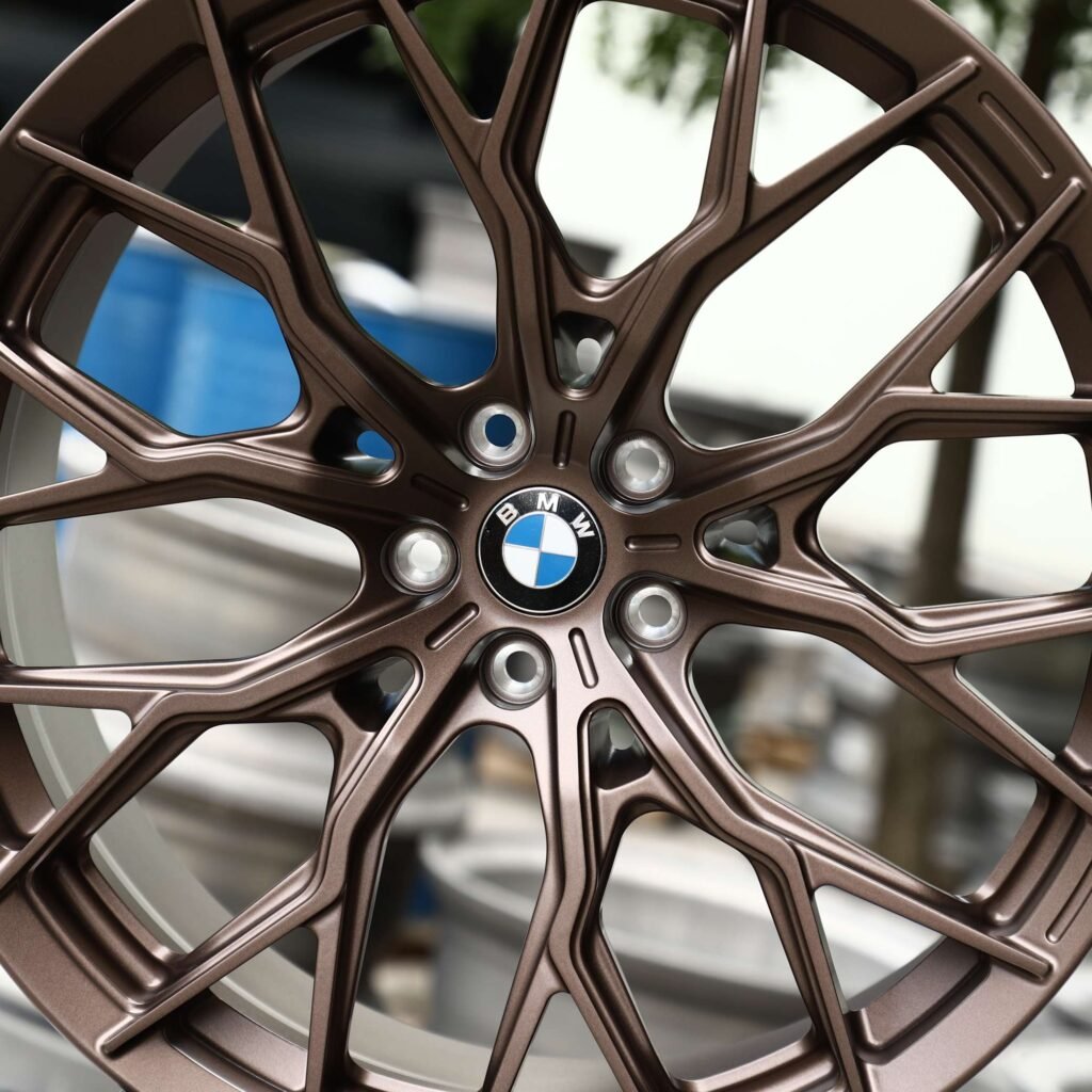 BMW M3 F80 wheels – Bronze 10 Y-Spoke, lip and barrel detail