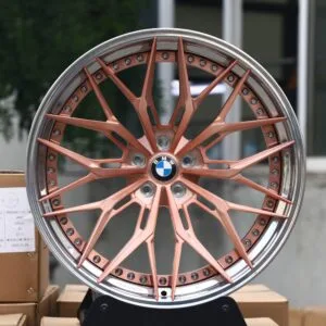 BMW 5 Series / 3 Series Forged Wheels – Bronze / Silver / Transparent Rose Gold 2-Piece 10 Y-Spoke