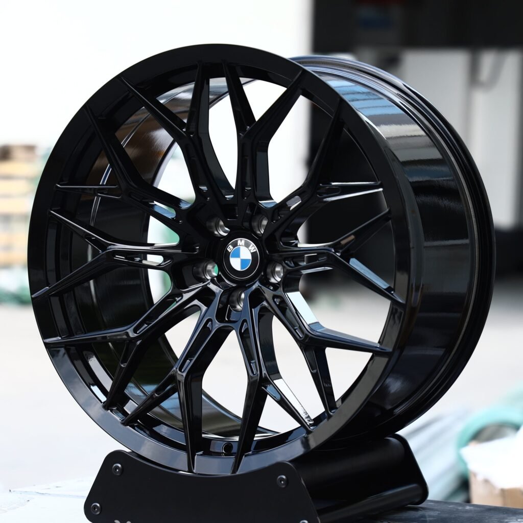 BMW 3 Series wheels – Custom Finish 10 Y-Spoke Side-Milled (BMW Style 636M), angled view