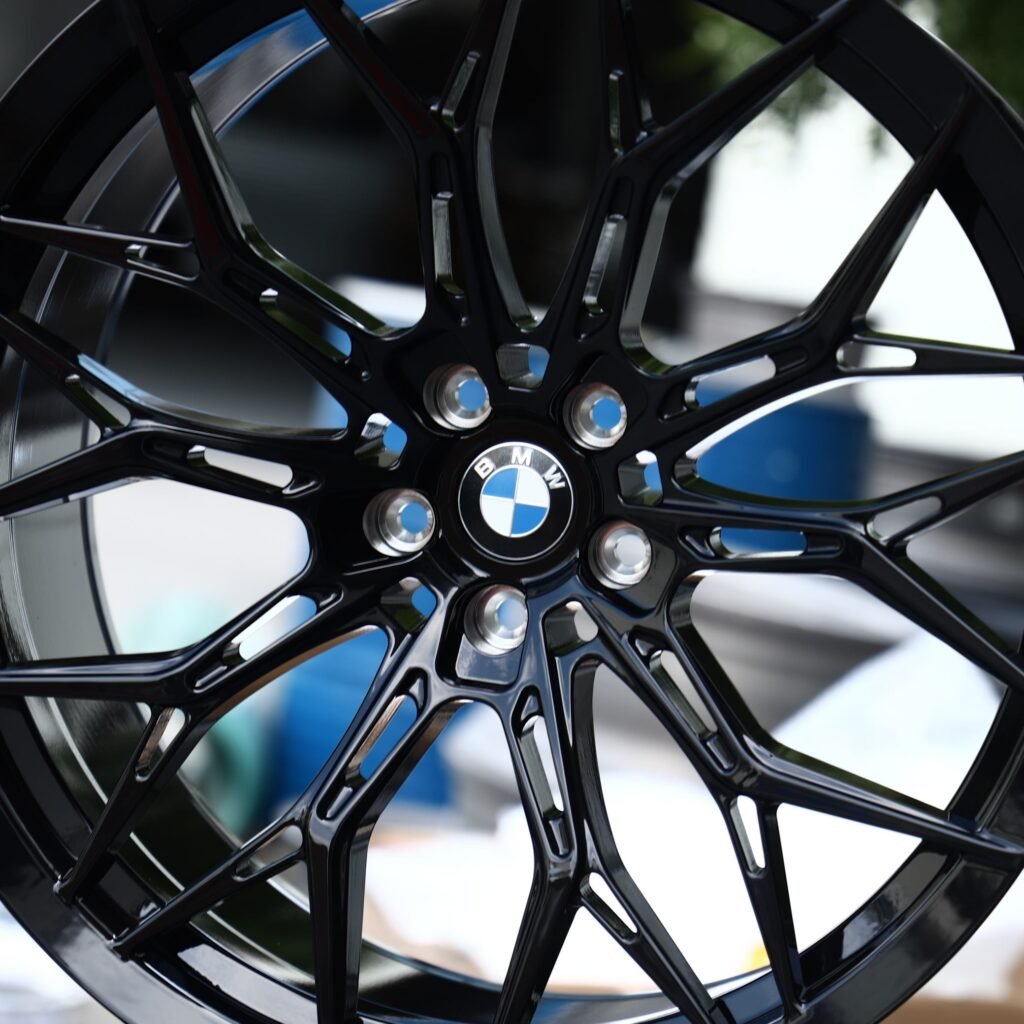 BMW M3 F80 wheels – Custom Finish 10 Y-Spoke Side-Milled (BMW Style 636M), lip and barrel detail