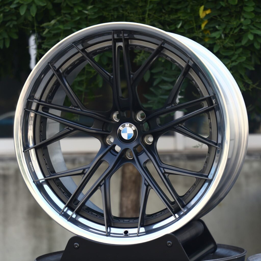 BMW 5 Series wheels – Custom Finish 2-Piece 10 Y-Spoke, front view
