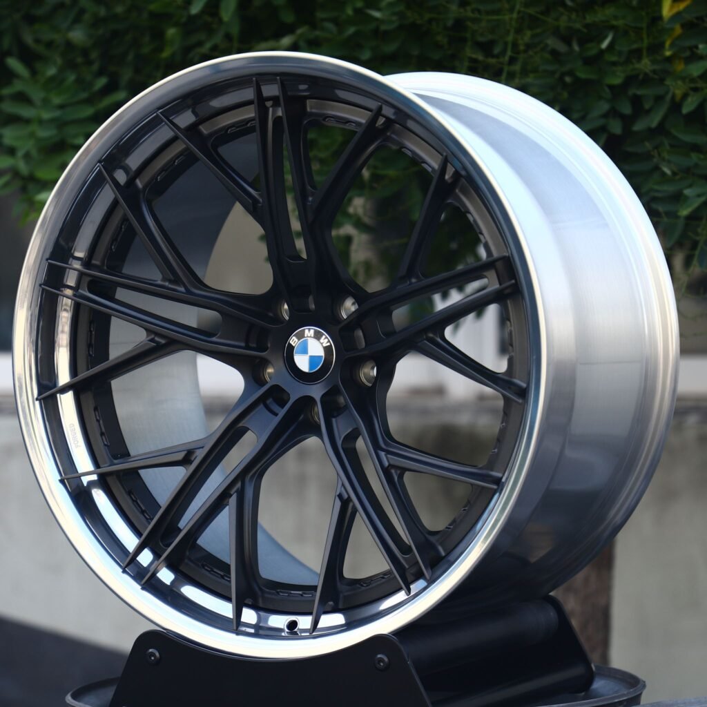 BMW 3 Series wheels – Custom Finish 2-Piece 10 Y-Spoke, angled view