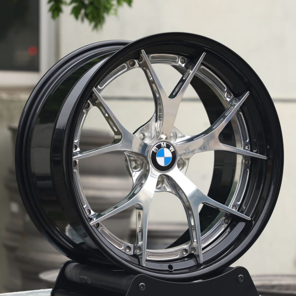 BMW 3 Series wheels – Custom Finish 2-Piece, angled view