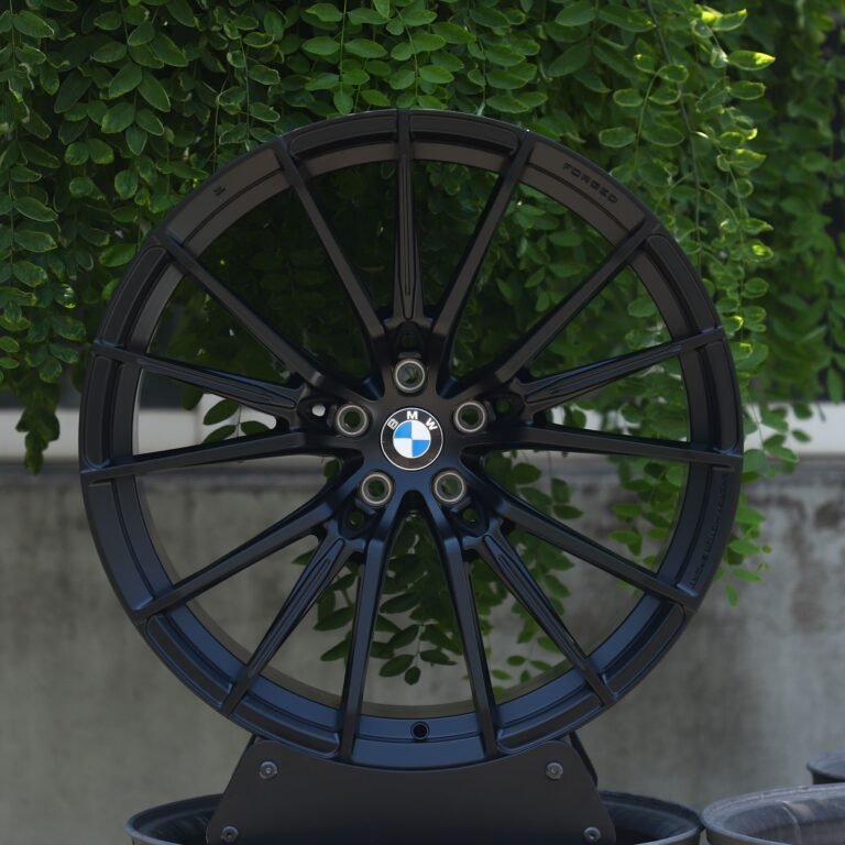 BMW 5 Series wheels – Custom Finish 5 W-Spoke, front view