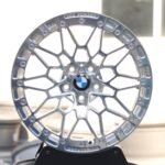 BMW 5 Series / 3 Series Forged Wheels – Polished Silver Mesh