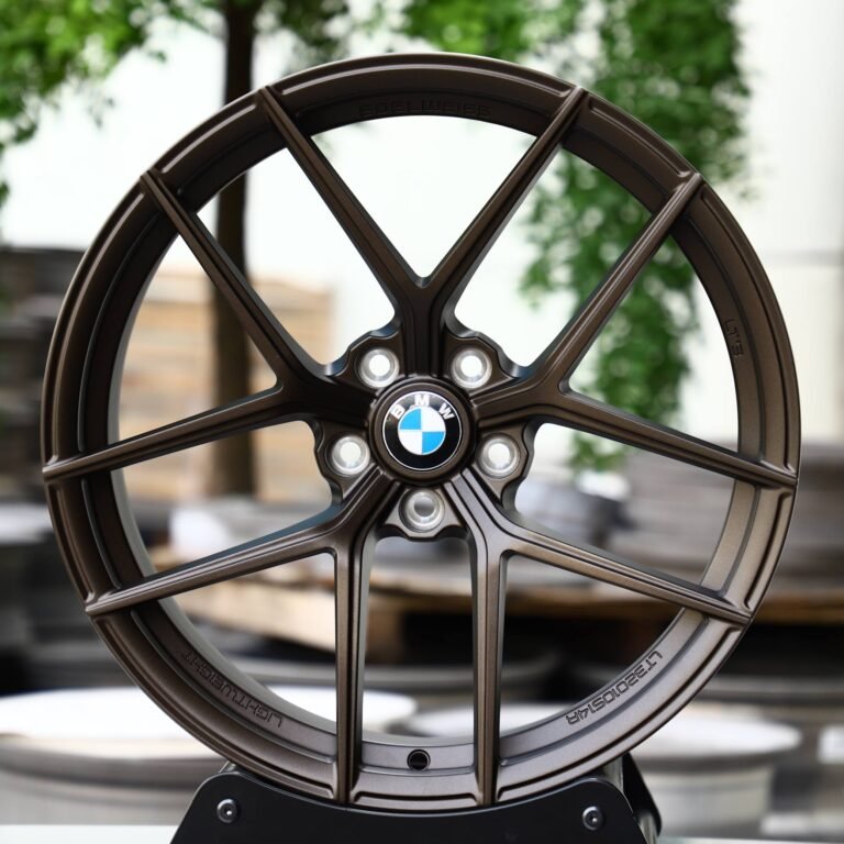 BMW 5 Series wheels – Gloss Black / Bronze 5 Y-Spoke (BMW Style 763M), front view