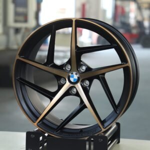 BMW 5 Series / 3 Series Forged Wheels – Matte Black / Bronze 5 Y-Spoke Machined Face