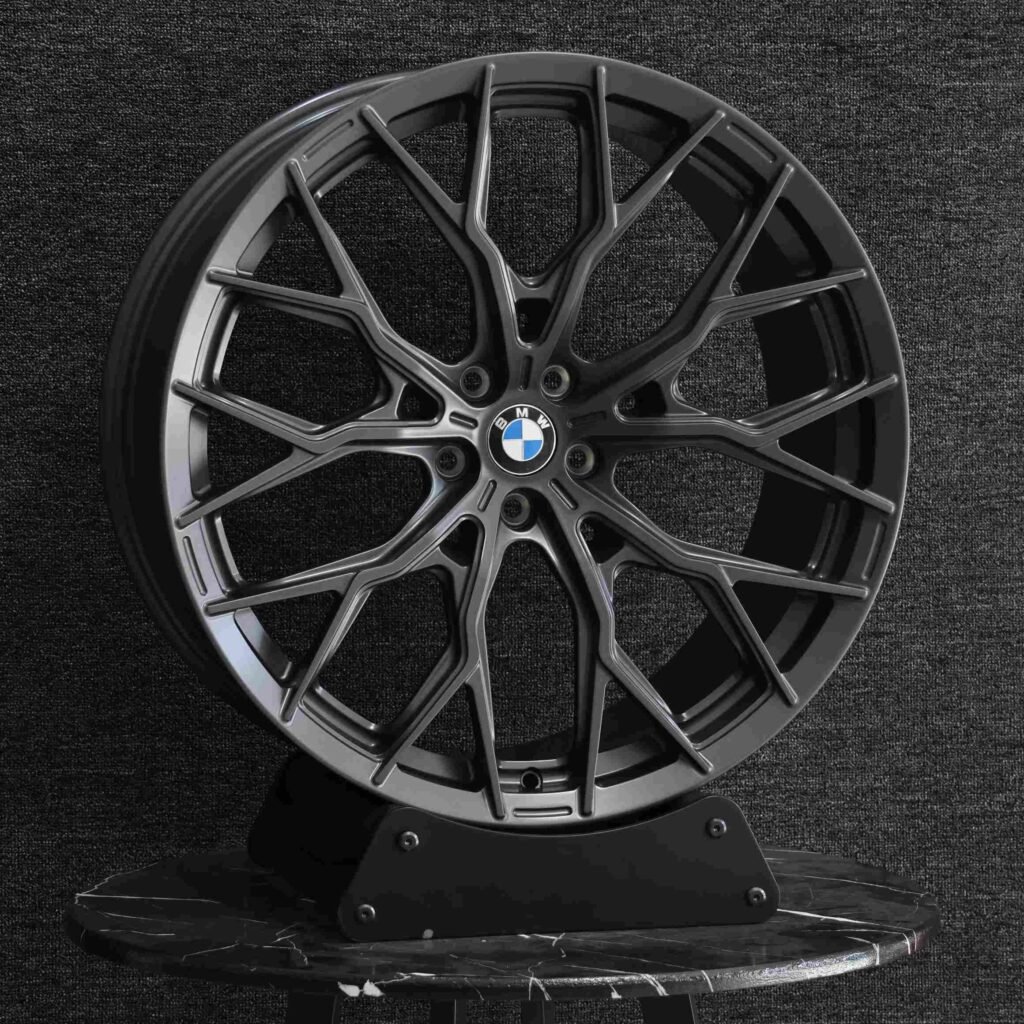 BMW Style Matte Black / Gunmetal 10 Y-Spoke Forged Wheels - BMW 5 Series / BMW 3 Series Fitment (5-Lug) view 2