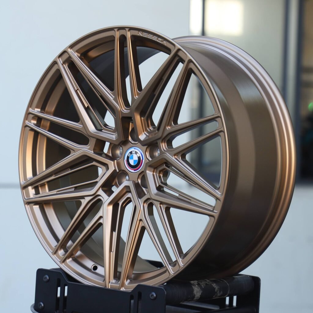 BMW 3 Series wheels – Matte Bronze 5 Y-Spoke, angled view