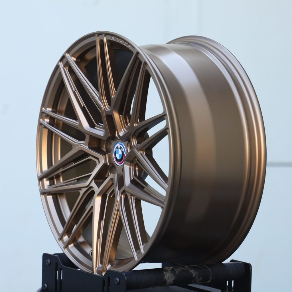 5x120 wheels – Matte Bronze 5 Y-Spoke, side view