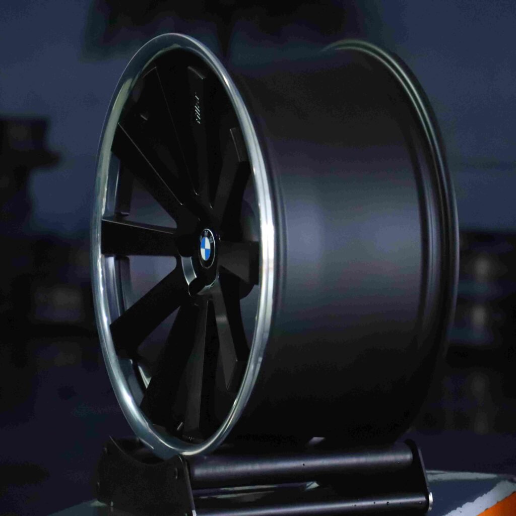 BMW M3 F80 wheels – Matte Silver 10-Spoke, lip and barrel detail