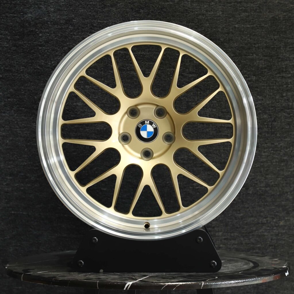 BMW Style Matte Silver 10 Y-Spoke Deep Lip Forged Wheels - BMW 5 Series / BMW 3 Series Fitment (5-Lug) Deep Dish forged wheel