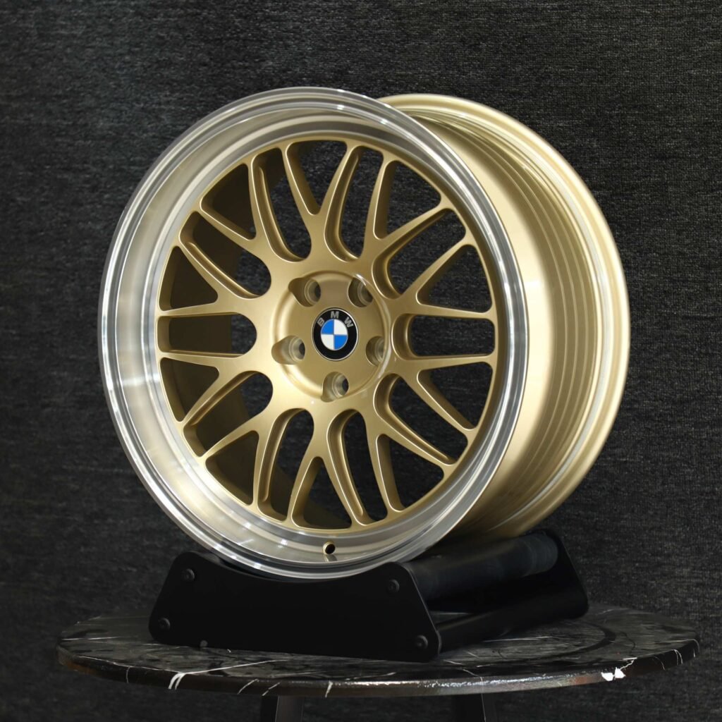BMW Style Matte Silver 10 Y-Spoke Deep Lip Forged Wheels - BMW 5 Series / BMW 3 Series Fitment (5-Lug) view 4