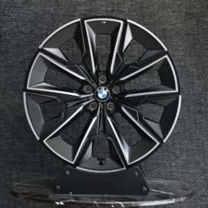 BMW 5 Series / 3 Series Forged Wheels – Black / Machined 5-Spoke Machined Face