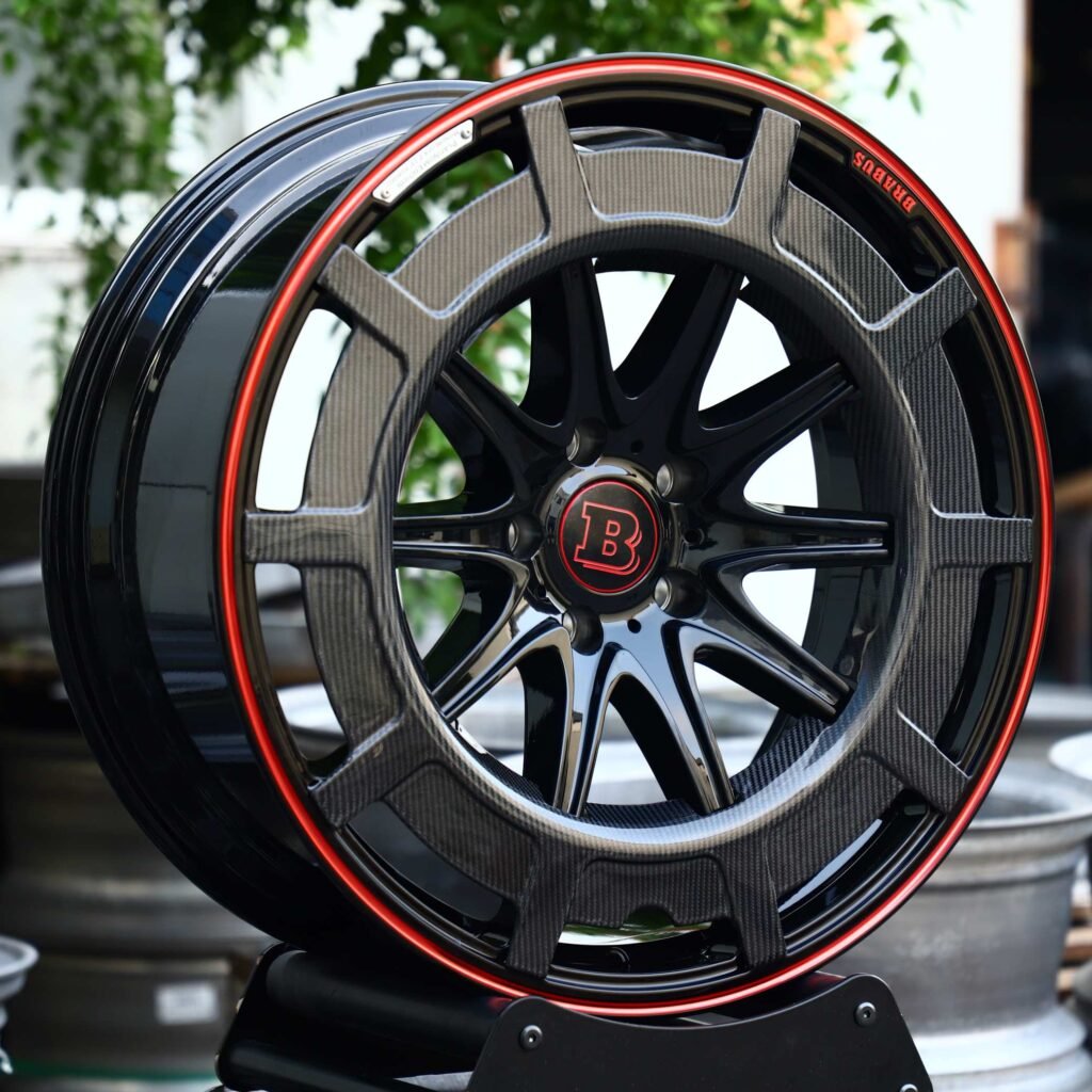 Brabus Custom Finish Carbon Fibre Forged Wheels - Mercedes-Benz E-Class / Mercedes-Benz S-Class Fitment (5-Lug) view 2