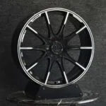 Brabus-Style Gloss Black 10-Spoke Polished-Lip Forged Wheels – Mercedes-Benz G-Class / Mercedes-Benz GLE Fitment (5-Lug)