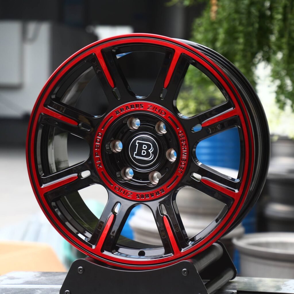 Brabus Gloss Black 10-Spoke Forged Wheels - Mercedes-Benz G-Class / Mercedes-Benz GLE Fitment (5-Lug) Monoblock forged wheel
