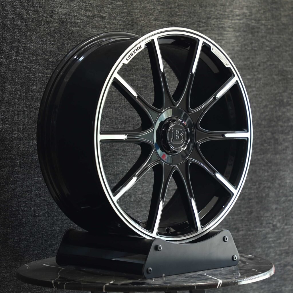 Brabus Gloss Black 10-Spoke Forged Wheels - Mercedes-Benz G-Class / Mercedes-Benz GLE Fitment (5-Lug) view 2