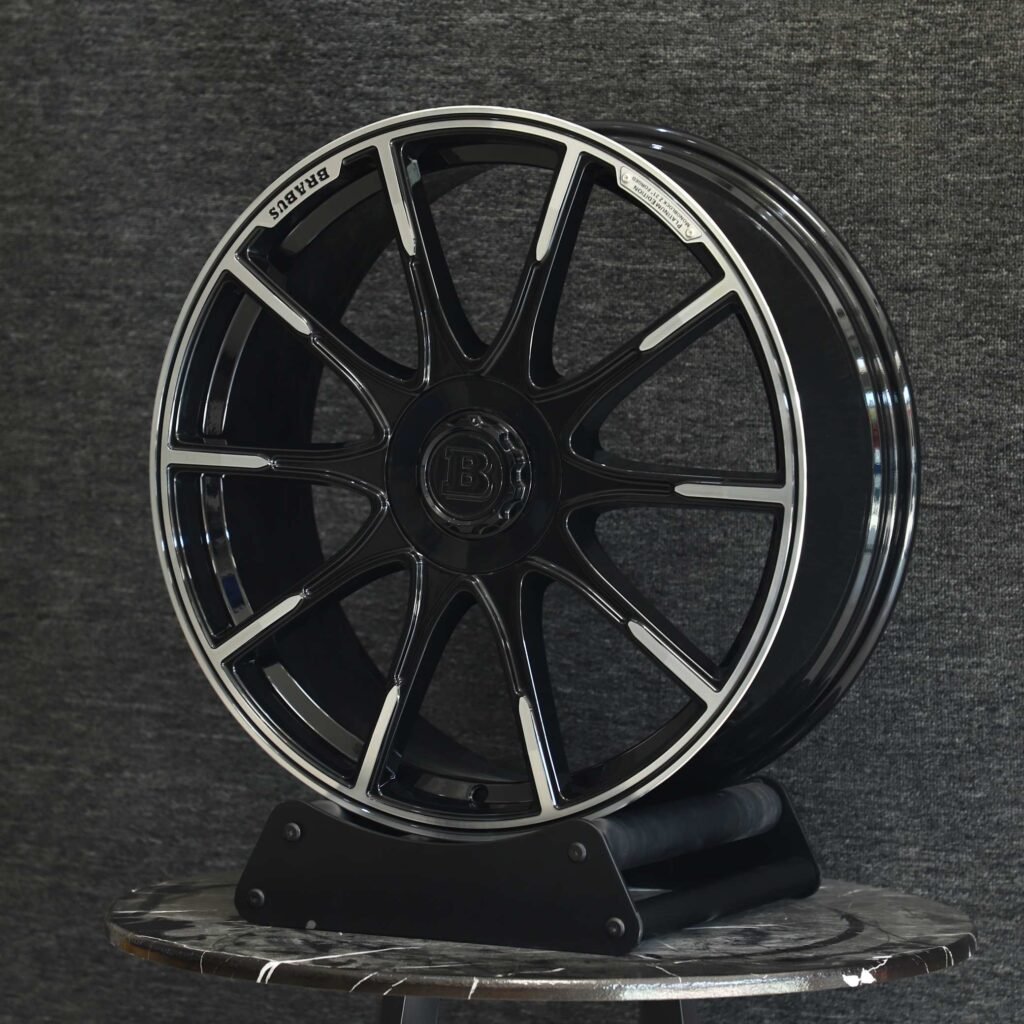 Brabus Gloss Black 10-Spoke Forged Wheels - Mercedes-Benz G-Class / Mercedes-Benz GLE Fitment (5-Lug) view 4