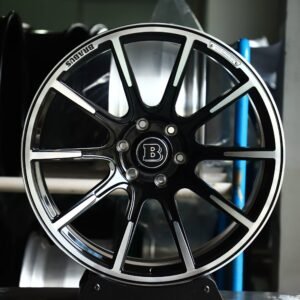Brabus Gloss Black 10-Spoke Forged Wheels - Mercedes-Benz G-Class / Mercedes-Benz S-Class Fitment (5-Lug)