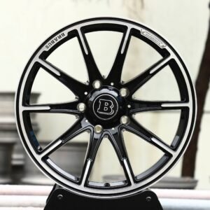Brabus Gloss Black Machined Face Forged Wheels - Mercedes-Benz G-Class / Mercedes-Benz S-Class Fitment (5-Lug)