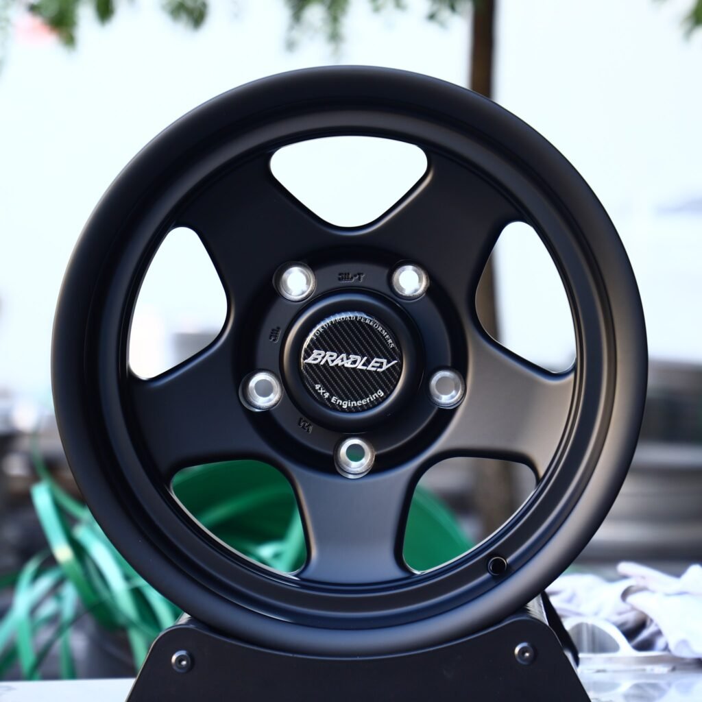 Toyota 4Runner wheels – Bradley 5-Spoke Deep Lip Semi-Full-Face, front view