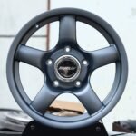 Bradley-Style Gunmetal 5-Spoke Off-Road Forged Wheels – Jeep Wrangler / Land Cruiser Fitment (5-Lug)