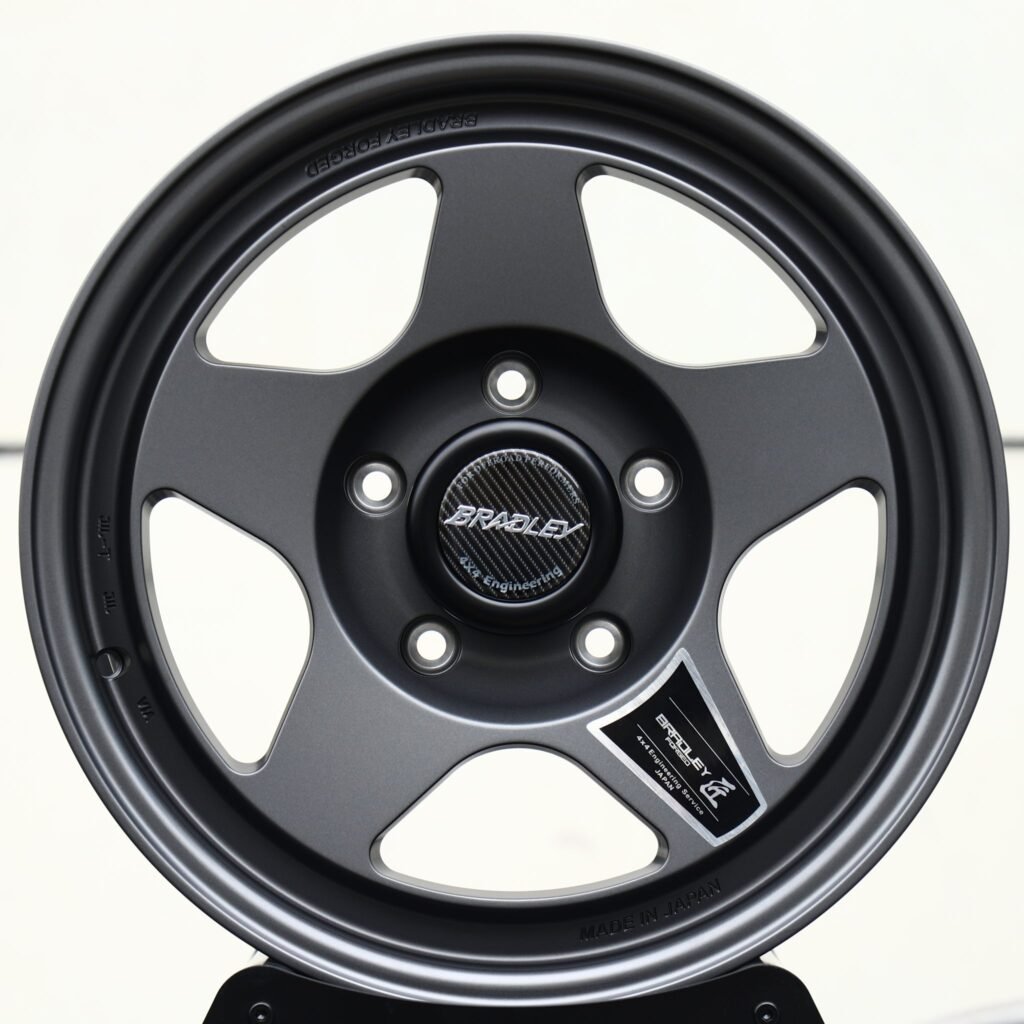 Матовые графитовые кованые диски для Jeep Wrangler и Jeep Grand Cherokee, в стиле Bradley, 5 спиц — ANK-77786