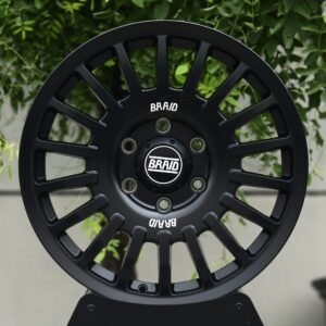 Braid-Style Matte Black 20-Spoke Rally Off-Road Forged Wheels – Jeep Wrangler / Defender Fitment (5-Lug)