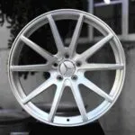 Mercedes-Benz OEM-Style Silver 10 Directional-Spoke Forged Wheels – Mercedes-Benz E-Class W213 / C-Class W206 Fitment (5-Lug)