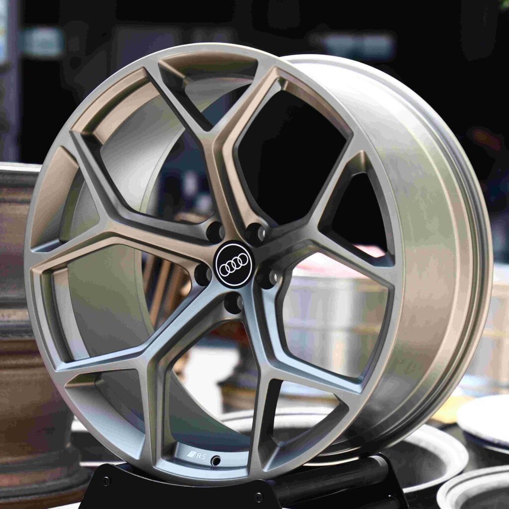 Bright Silver 5 Y-Spoke Forged Wheels - Audi A4 / Audi A6 Fitment (5-Lug) view 2