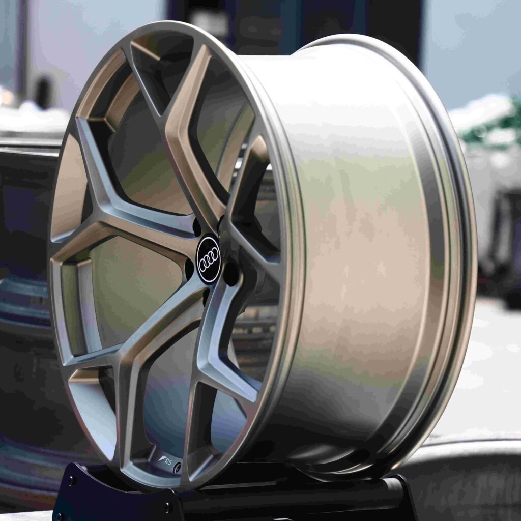 Bright Silver 5 Y-Spoke Forged Wheels - Audi A4 / Audi A6 Fitment (5-Lug) view 3