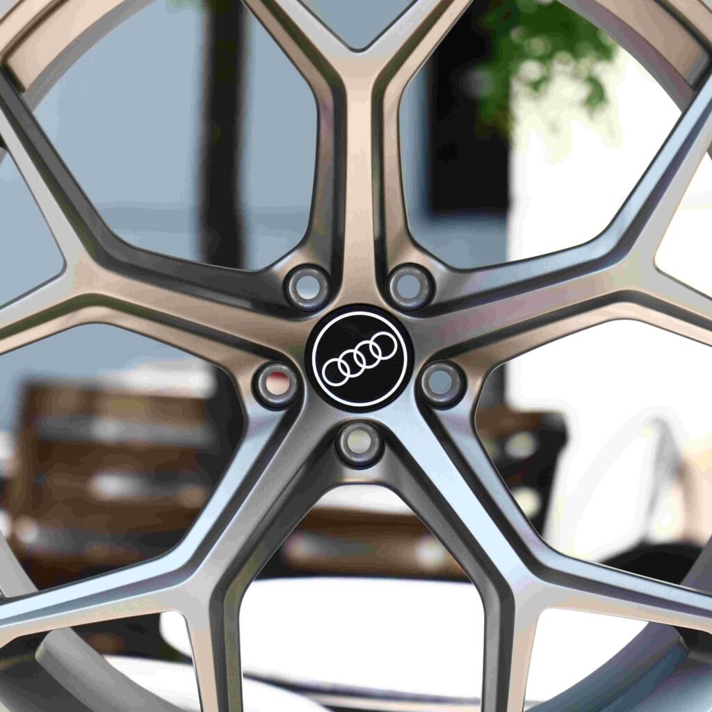 Bright Silver 5 Y-Spoke Forged Wheels - Audi A4 / Audi A6 Fitment (5-Lug) view 4