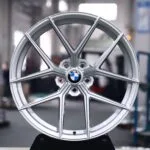 BMW M2 G87 / M3 G80 Forged Wheels – Bright Silver 5 Y-Spoke