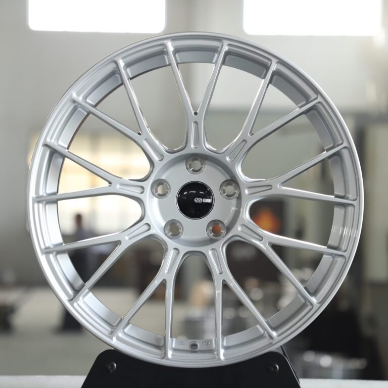 Toyota GR86 wheels – Bright Silver 9 Y-Spoke, front view