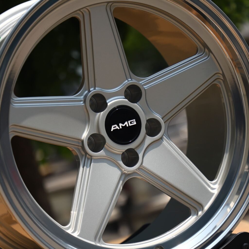 Mercedes-Benz C-Class W206 wheels – Bright Silver Custom, lip and barrel detail
