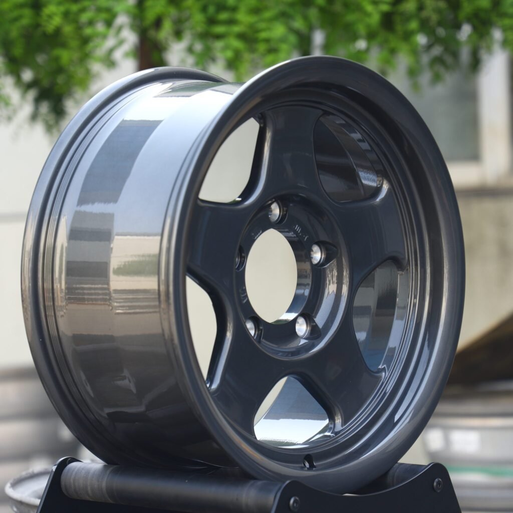 Jeep Gladiator wheels – Bright Silver Deep Lip, lip and barrel detail