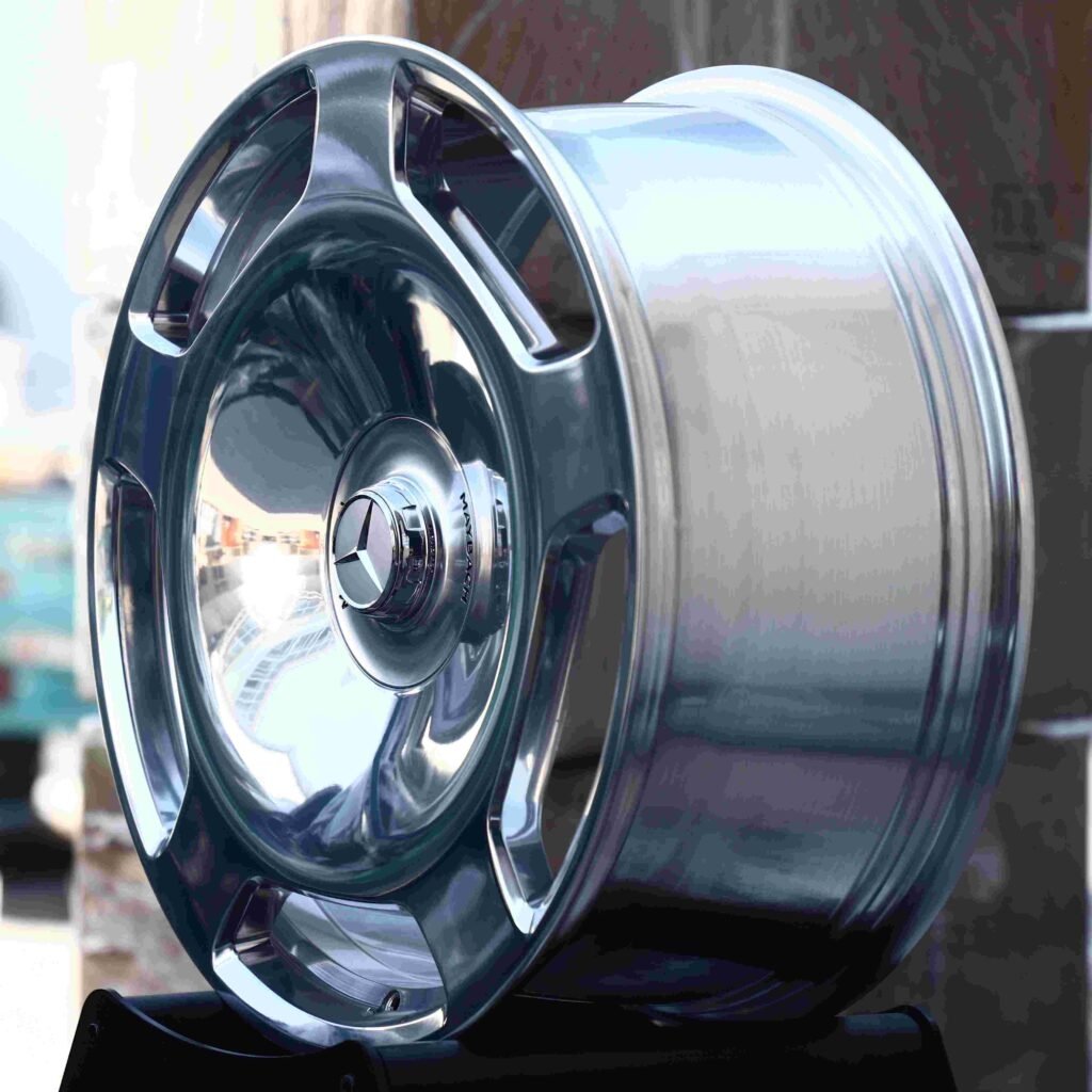 5x112 wheels – Bright Silver, side view