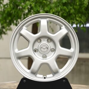 Mazda MX-5 / 3 Forged Wheels – Bright Silver Full-Face 7-Spoke