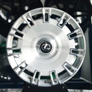 Lexus IS / LS Forged Wheels – Brushed Silver Slotted Dish