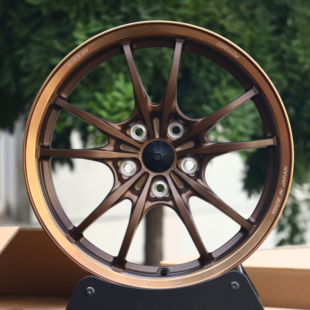 Porsche 911 wheels – Bronze 10-Spoke, front view
