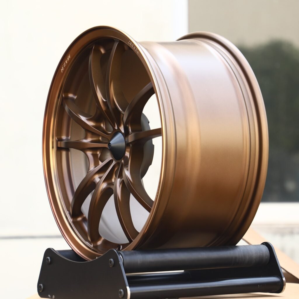5x130 wheels – Bronze 10-Spoke, side view