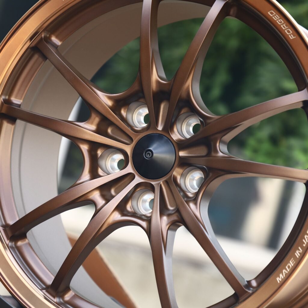 BMW M4 F82 wheels – Bronze 10-Spoke, lip and barrel detail