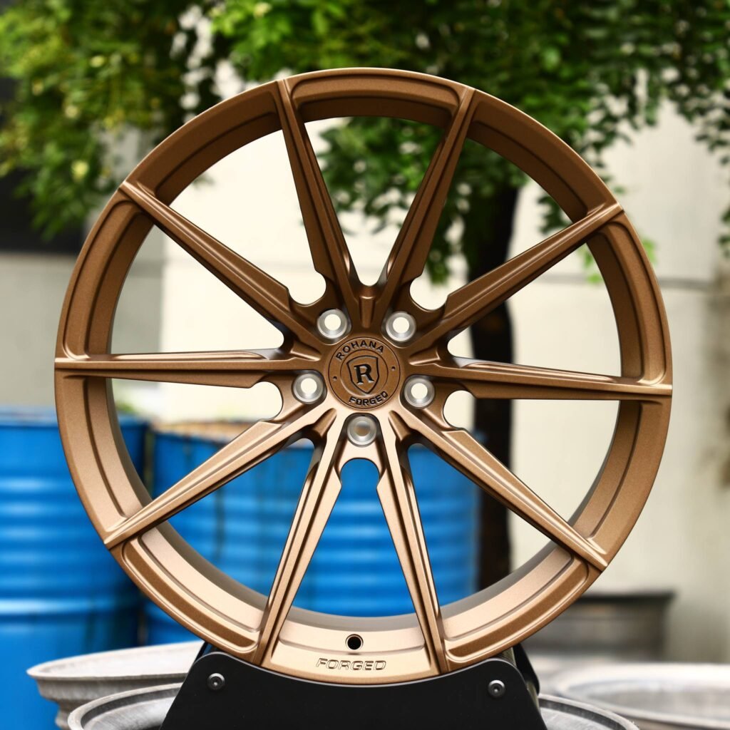 Audi RS3 wheels – Bronze 10-Spoke, front view