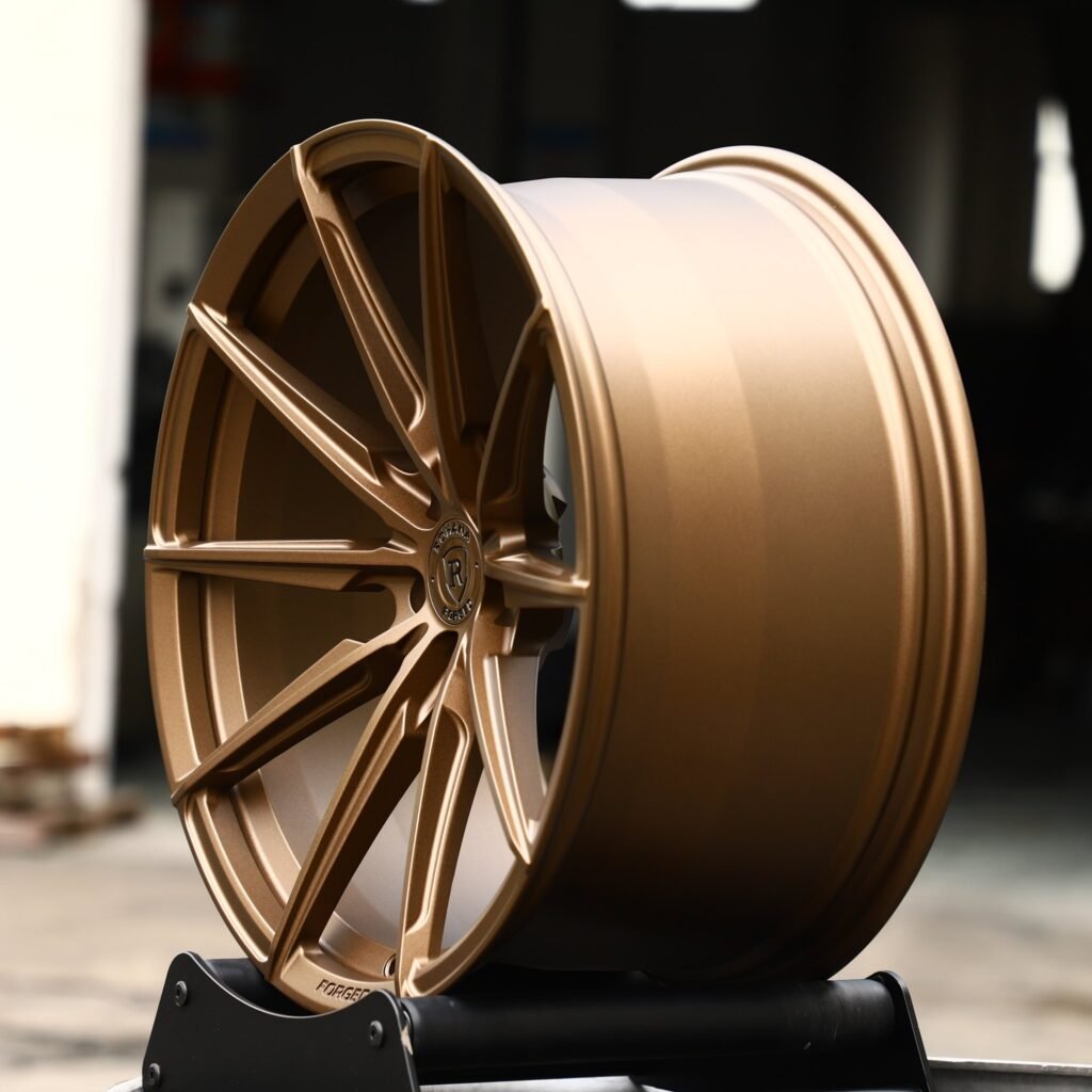 5x112 wheels – Bronze 10-Spoke, side view