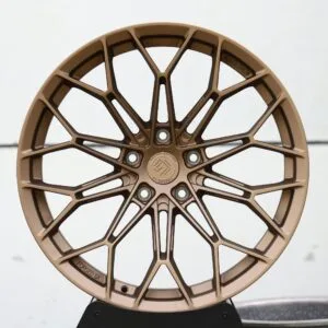 Porsche 911 / M3 Forged Wheels – Bronze Mesh Concave (5-Lug)